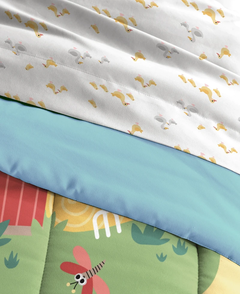 Dream Factory Barnyard Animals 7-Pc. Comforter Set, Full