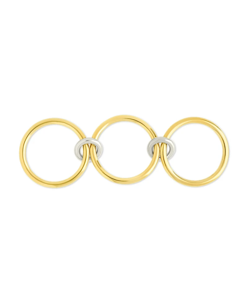 Sterling Forever Tamsen Linked Stacking Ring Set