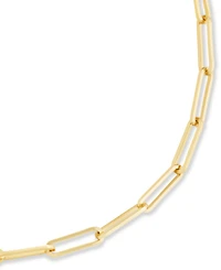 Sterling Forever Silver Bold Paperclip Chain Bracelet