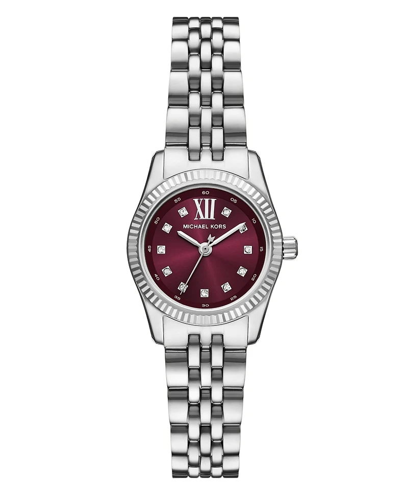 Michael Kors Women's Lexington Three-Hand Stainless Steel Watch, 26mm