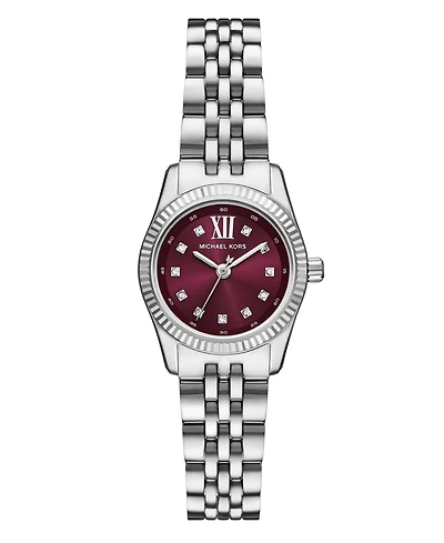 Michael Kors Women's Lexington Three-Hand Stainless Steel Watch, 26mm