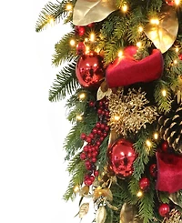 Puleo 28" Pre-Lit Adorned Swag