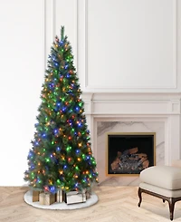 Puleo 6.5' Pre-Lit Artificial Wyoming Pine Tree with Multi-Function Led Lights