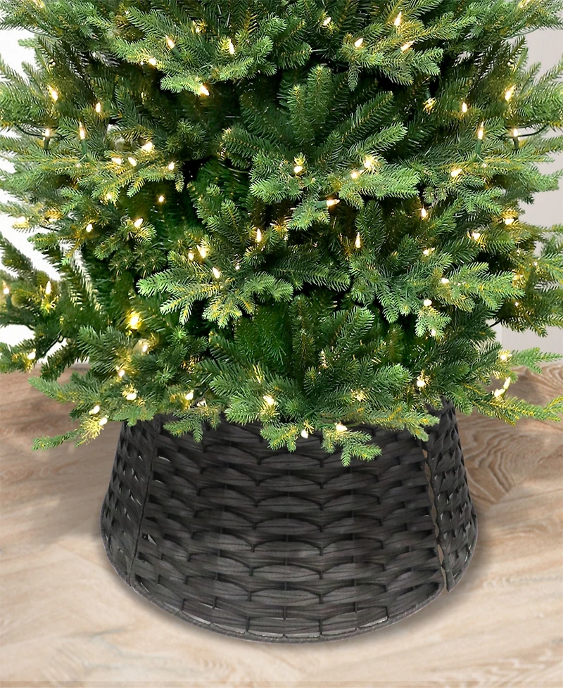 Puleo 25" Round Christmas Tree Collar Skirt