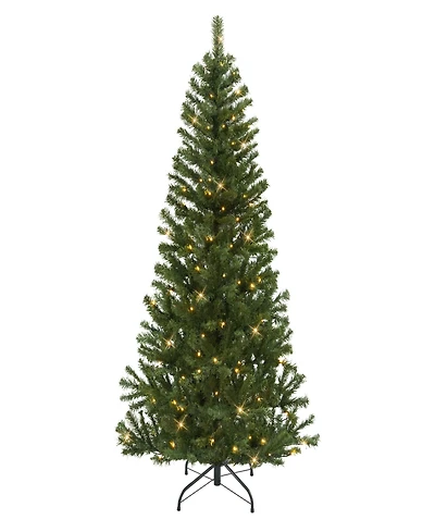 Puleo 6' Pre-Lit Canadian Spruce Artificial Christmas Tree