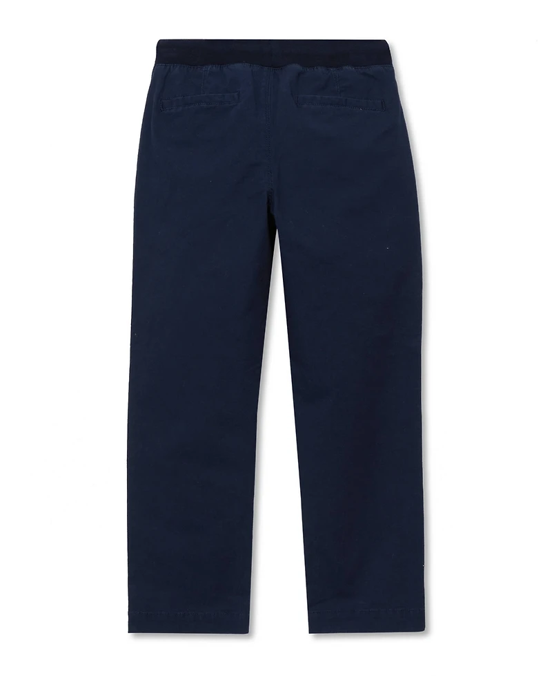 Lands' End Boys Stretch Soft Rib Waist Iron Knee Pull On Pants