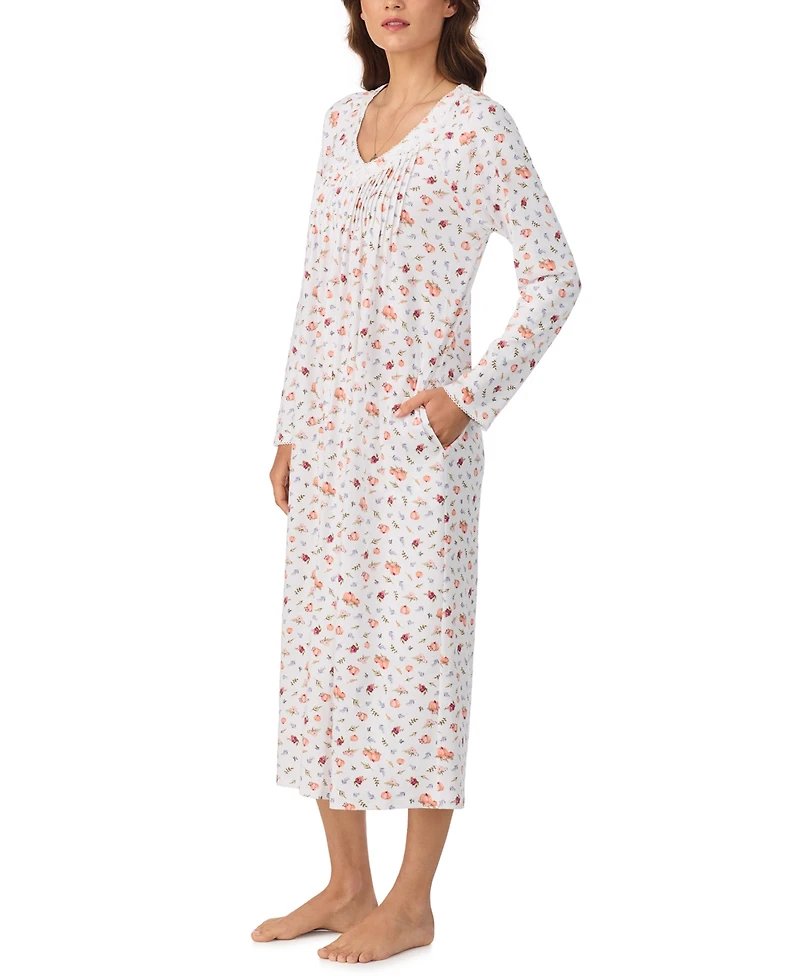 Eileen West Women's Long Sleeve Nightgown