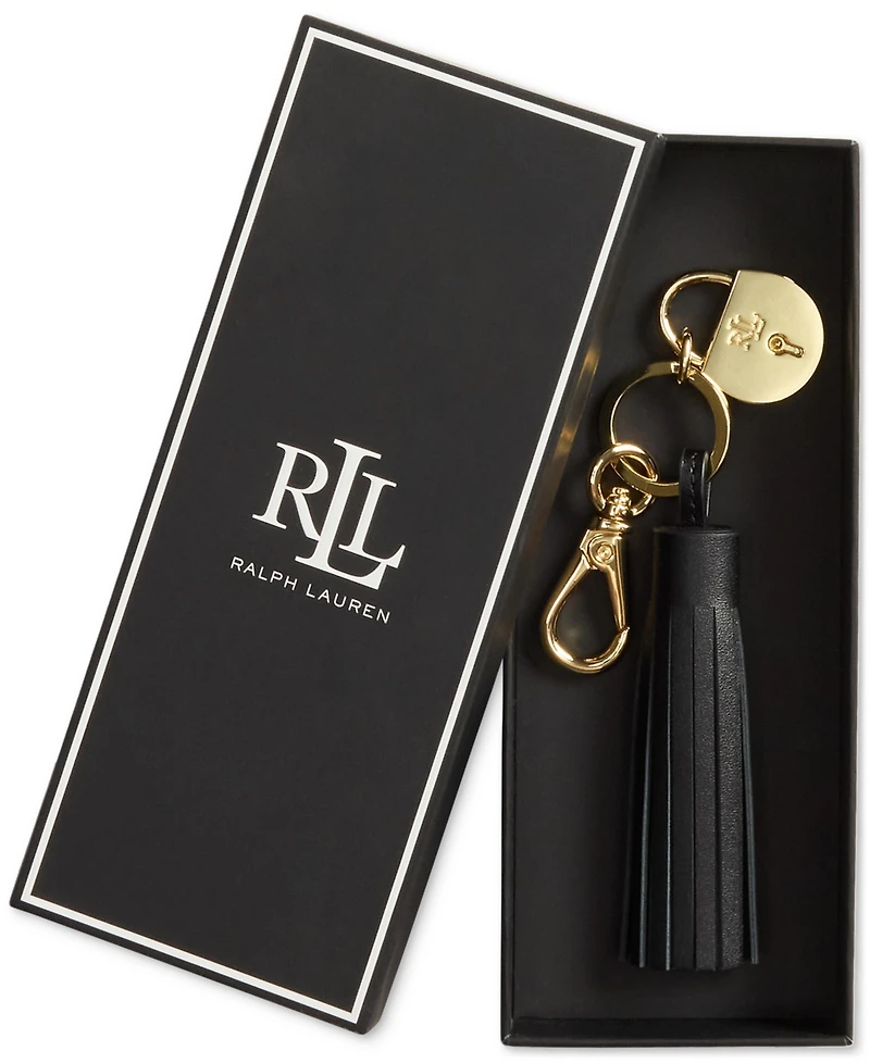 Lauren Ralph Women's Boxed Padlock and Tassel Key Fob