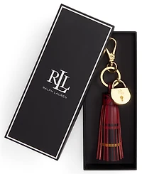 Lauren Ralph Lauren Women's Boxed Padlock and Tassel Key Fob