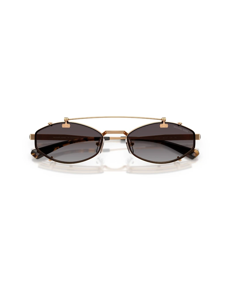 Michael Kors Men's Oval Sunglasses, Palo Alto MK1175
