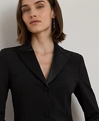 Lauren Ralph Women's Lapel Peak Detail Dress
