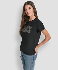 Dkny Jeans Women's Short Sleeve Crewneck T-shirt