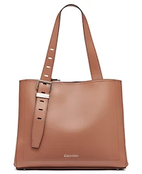 Calvin Klein Women's Lowen Triple Compartment Adjustable Tote Bag