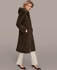 Donna Karan New York Women's Hooded Maxi Coat