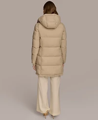 Donna Karan New York Women's Hooded Puffer Coat