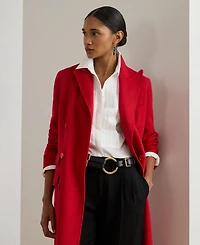 Lauren Ralph Women's Double Breasted Long Sleeve Coat