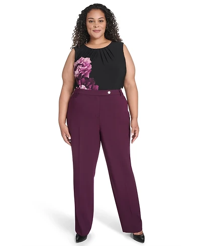 Calvin Klein Plus High Rise Modern Fit Pants