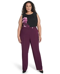 Calvin Klein Plus High Rise Modern Fit Pants
