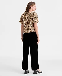 On 34th Women's Velveteen Wide-Leg Pants, Macy's Exclusive