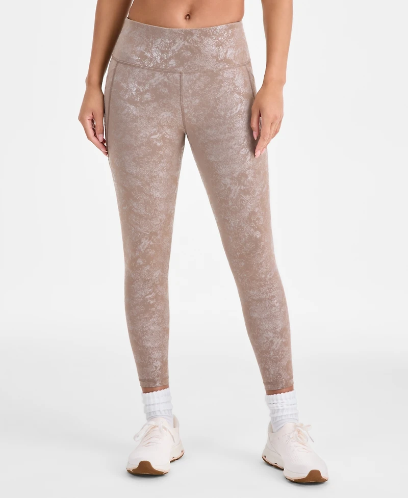 Id Ideology Women's Shine Compression Leggings, Macy's Exclusive