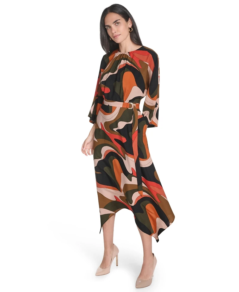 Jessica Howard Women's Dolman Sleeve Crewneck Dress