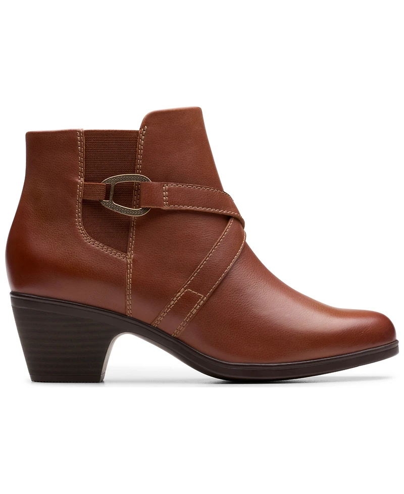 Clarks Collection Women's Emily2 Henley Wedge Booties