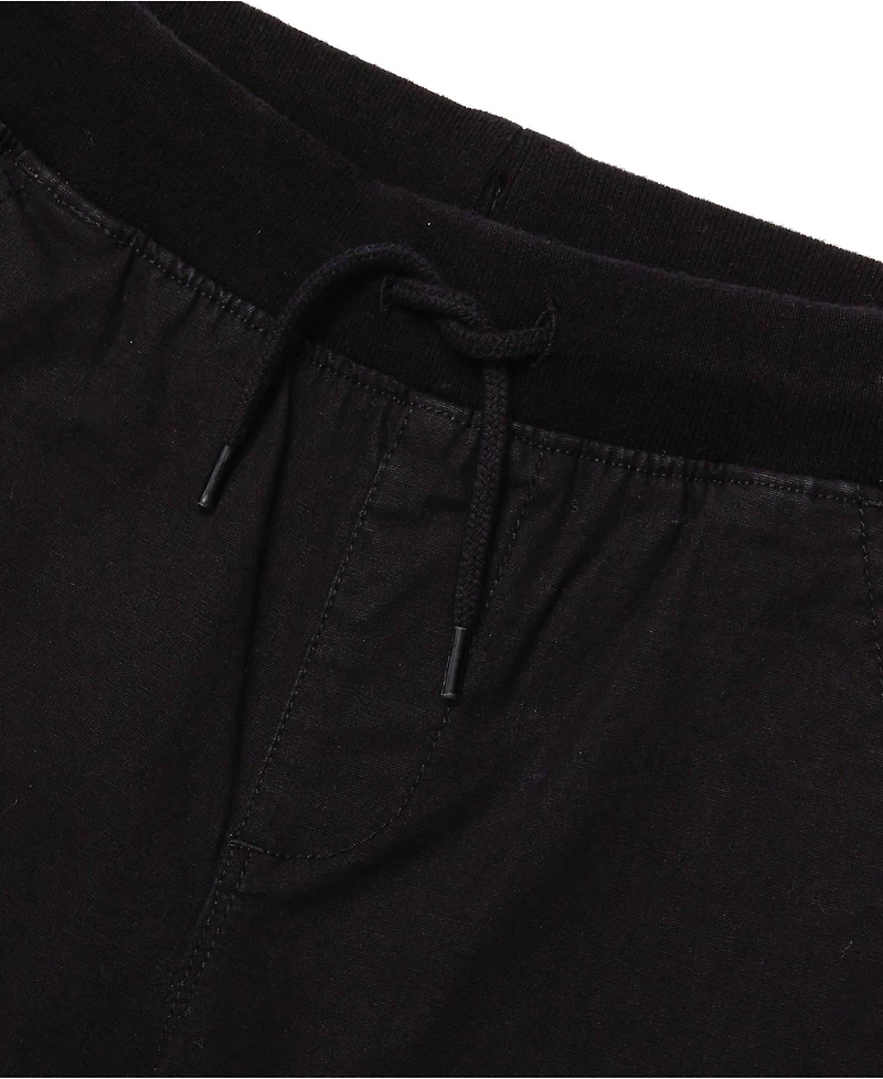 Lands' End Boys Husky Stretch Soft Rib Waist Iron Knee Pull On Pants