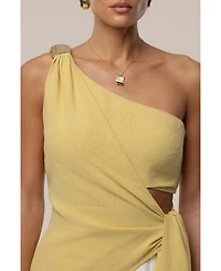 Jluxlabel Women's Palmera One Shoulder Top