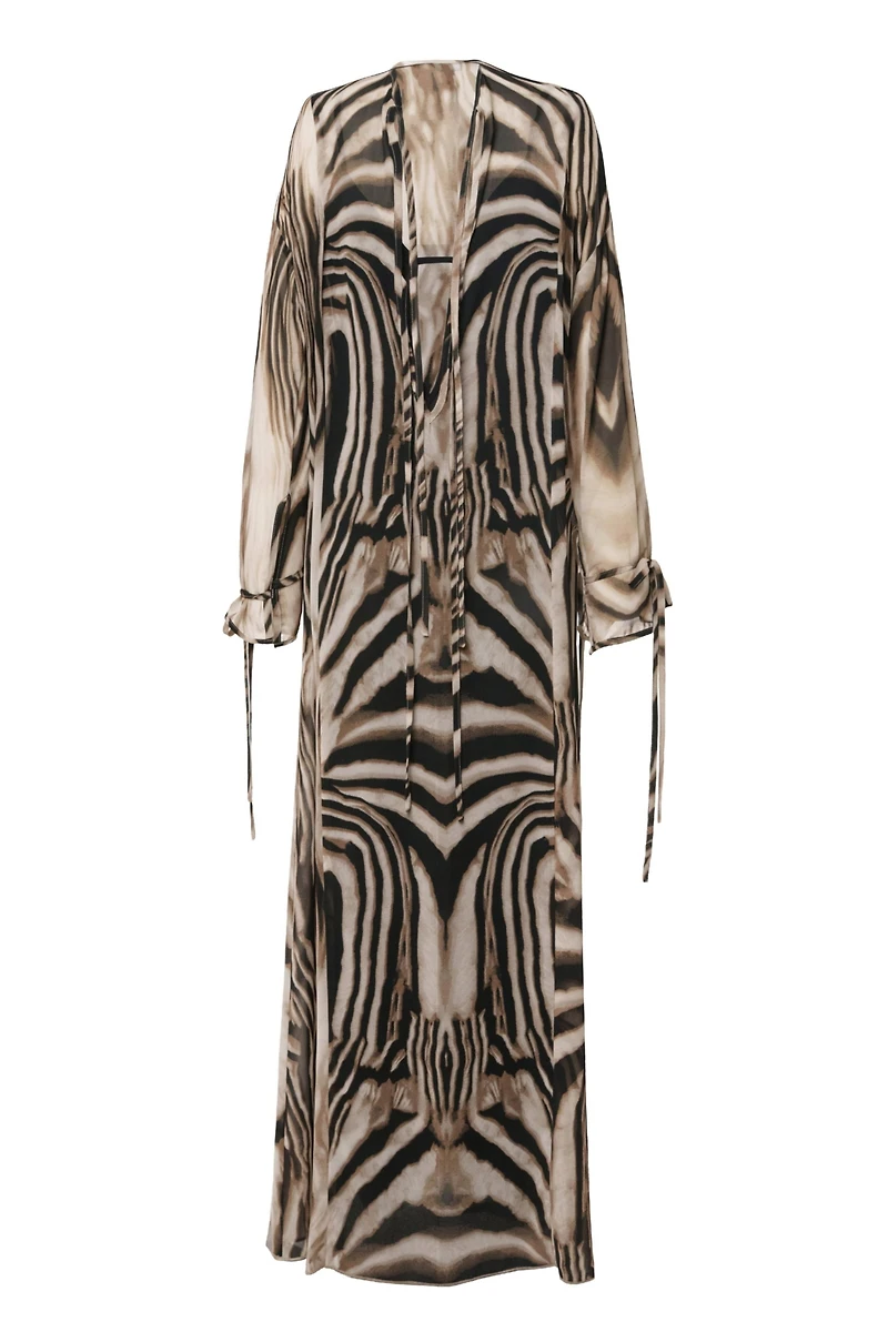 Jluxlabel Zebra New Vista Maxi Dress