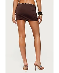 Edikted Women's Giana Iridescent Mini Skirt
