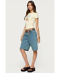 Edikted Womens Papaya T Shirt