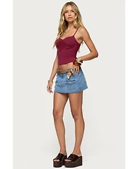 Edikted Women's Mor Lacey Tank Top