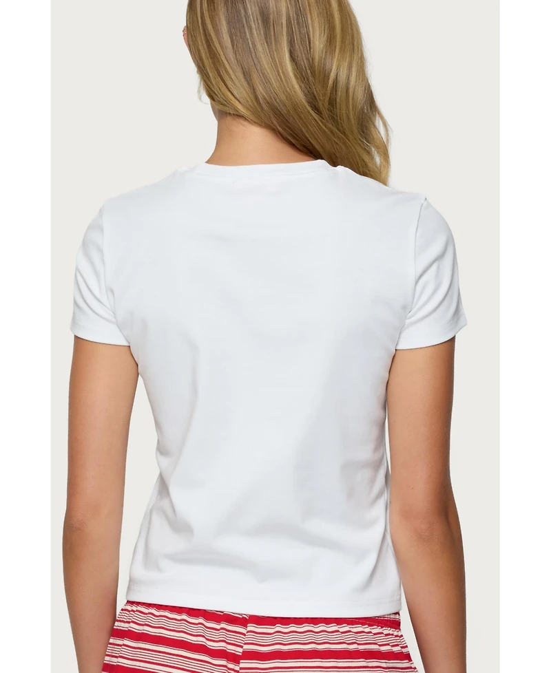 Edikted Womens Lobster Club T Shirt