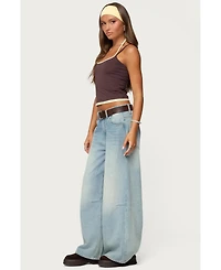 Edikted Women's Roya Layered Halter Tank Top