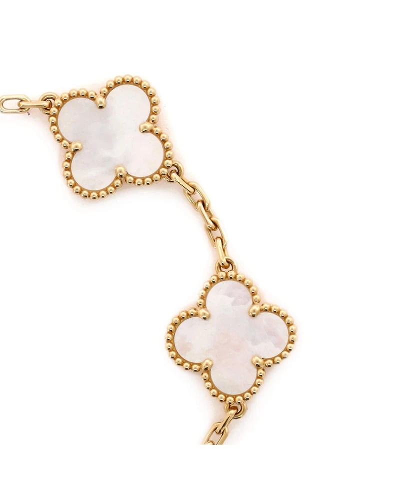 Pre-Owned Van Cleef & Arpels Vintage Alhambra 5 Motifs Bracelet