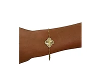 Rivka Friedman Single Flower Station with Cz Surround on Cable Chain