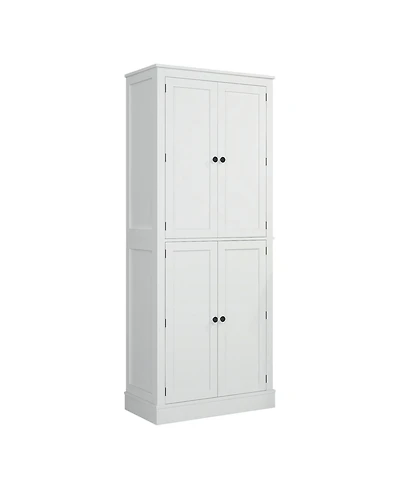 Slickblue Spacious Kitchen Storage Cabinet with Adjustable Shelves and Durable Design