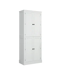 Slickblue Spacious Kitchen Storage Cabinet with Adjustable Shelves and Durable Design