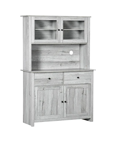 Slickblue Modern Kitchen Storage Cabinet for Pantry Organization and Clutter-Free Space
