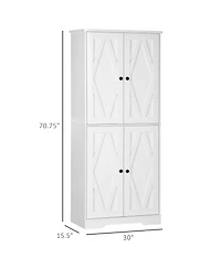 Slickblue Efficient Durable Kitchen Storage Cabinet for Small Kitchens and Clutter Control