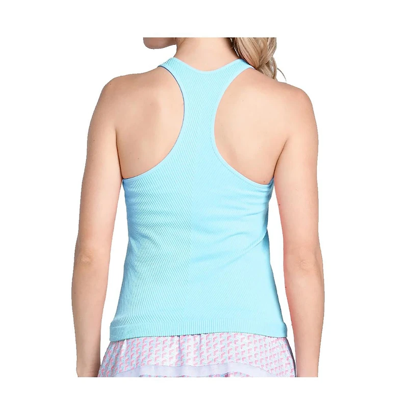 Lucky Love Women's Seamless Scoop Neck Tennis Tank
