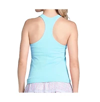 Lucky Love Women's Seamless Scoop Neck Tennis Tank