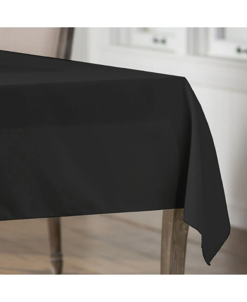 Polyester Poplin 60x90 Tablecloth – Wrinkle-Resistant Rectangular Table Cover for Parties & Banquets