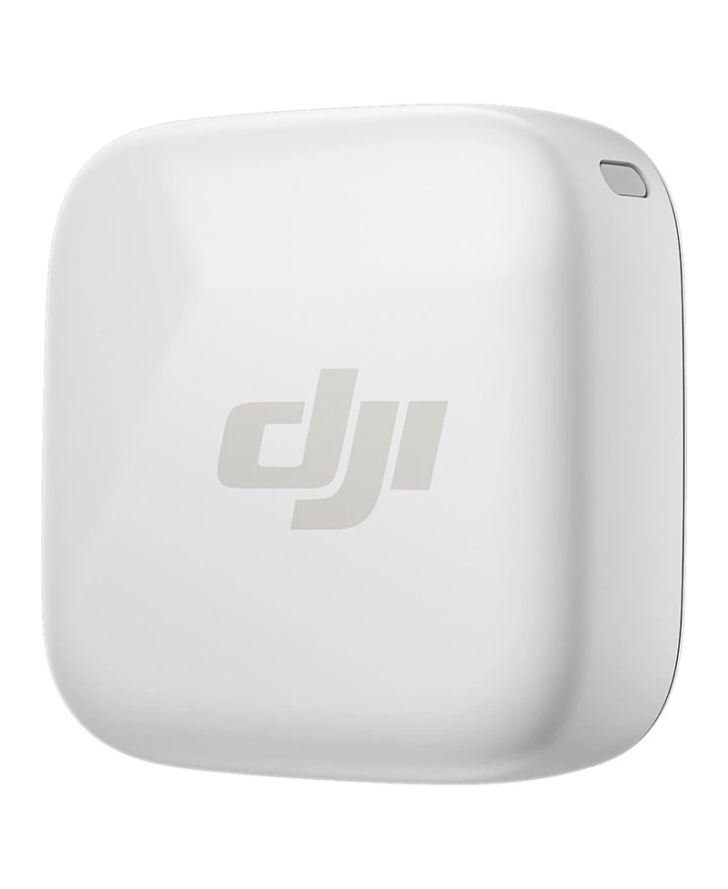 Dji Mic Mini Clip-On Transmitter with Built-In Microphone, Arctic White