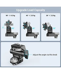 SmallRig Swivel and Tilt Adjustable Monitor Mount with Arri-Style Screw