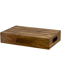 Kupo Half-Size Apple Box, Brown Stained