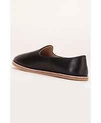 Epilogue Shoes Dalya Leather Slip On Flats (Women)
