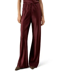 Lilysilk Women's Straight-Leg Silk Satin Pants