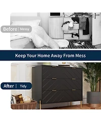3-Drawer Dresser Chest Cabinet