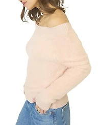 Central Park West Women's Roman Eyelash Off Shoulder